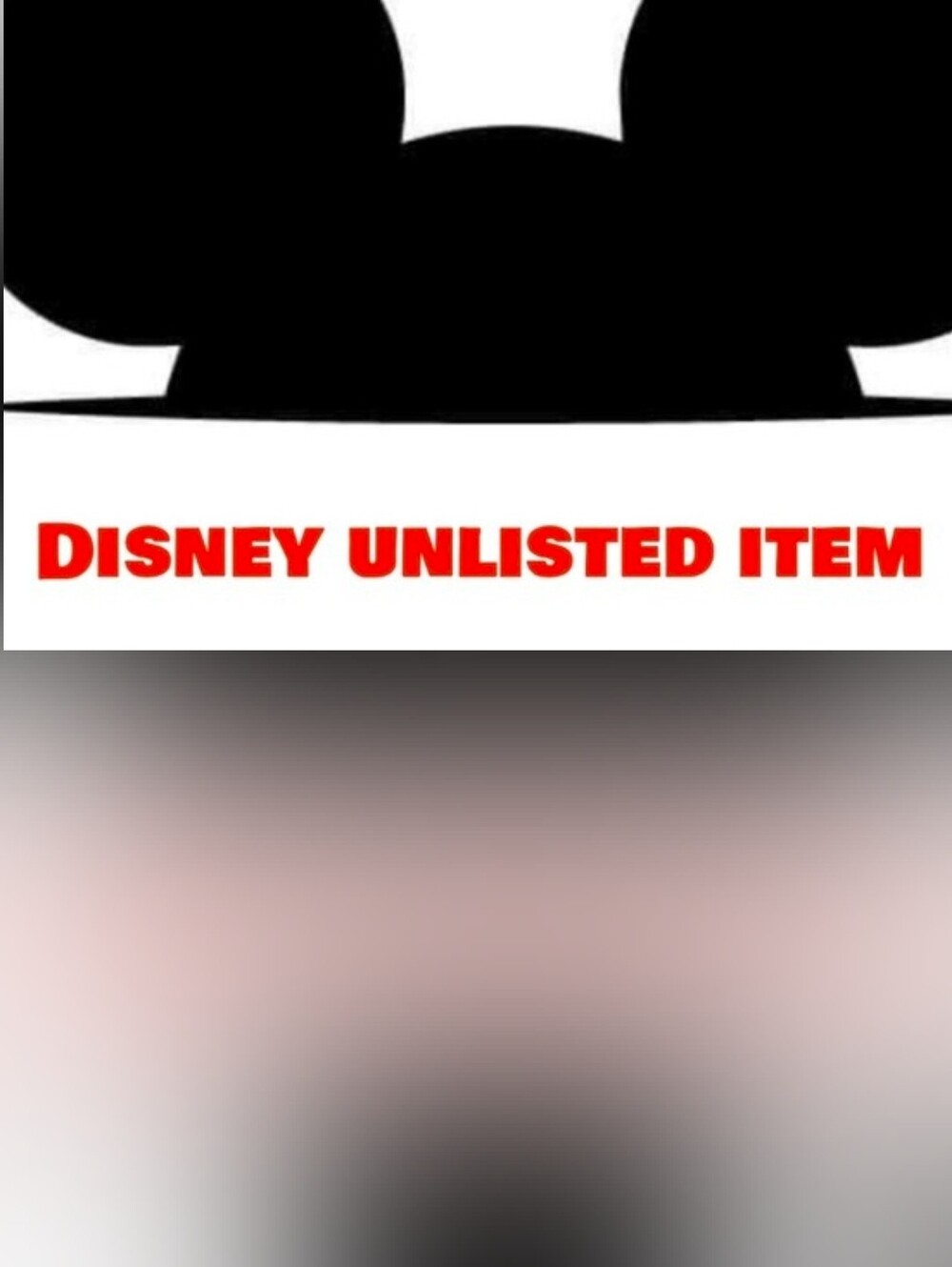 UNLISTED Disney Show Item